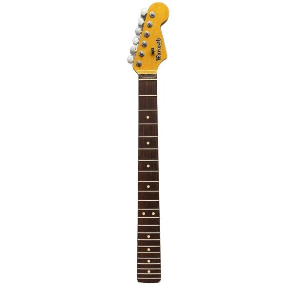 Warmoth◆ST Neck/ストラト用ネック/本体のみ/ローズ指板/グロス/板目/Sperzel...