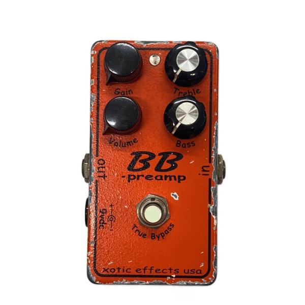 XOTIC◆BB Preamp/オーバードライブ/本体のみ/手書きシリアル/フジソクスイッチ/平ネジ