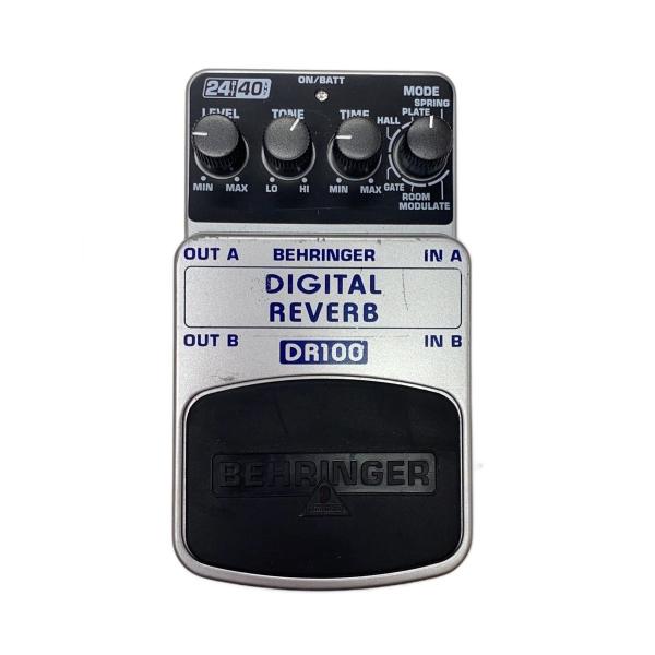 BEHRINGER◆DR100 DIGITAL REVERB/リバーブ/本体のみ/ゴム底欠損
