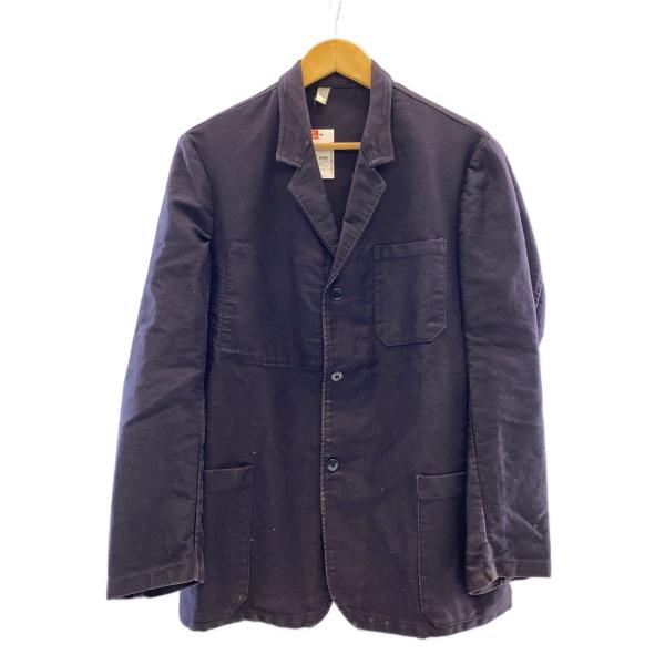 Dubure&amp;Deverchere/モールスキン/テーラードジャケット/50/コットン/ネイビー/無...