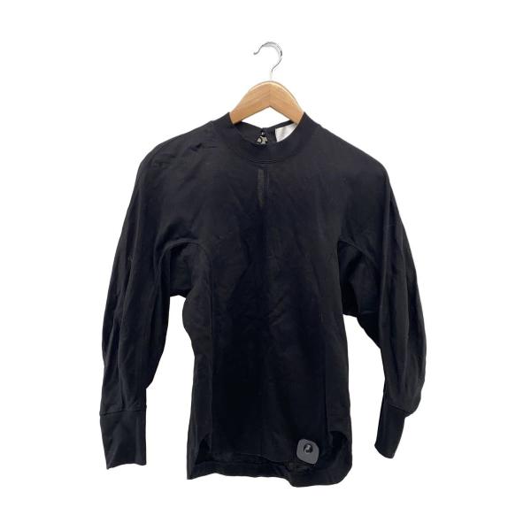 mame kurogouchi◆長袖カットソー/1/コットン/BLK/MM23PS-JS733//