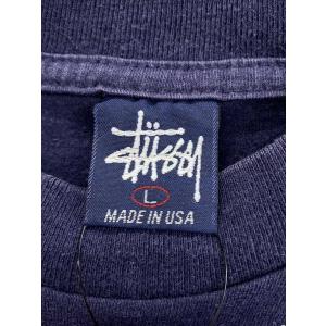 STUSSY◆Tシャツ/L/コットン/NVYの詳細画像2