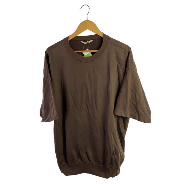 AURALEE◆SUPER HIGH GAUGE SWEAT BIG TEE /Tシャツ/5/コット...