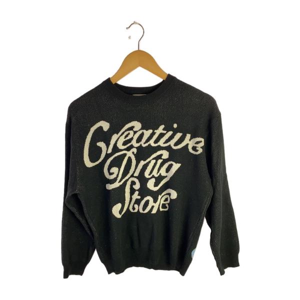 CREATIVE DRUG STORE◆ニット・セーター(厚手)/M/アクリル/BLK