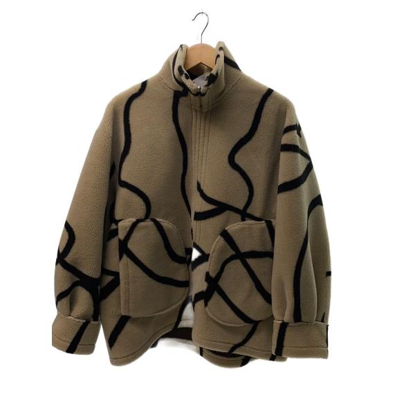 AMERI◆ブルゾン/FREE/ポリエステル/BRW/無地/01220640991