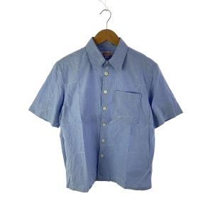 MASU◆半袖シャツ/44/コットン/BLU/M25K6SH007