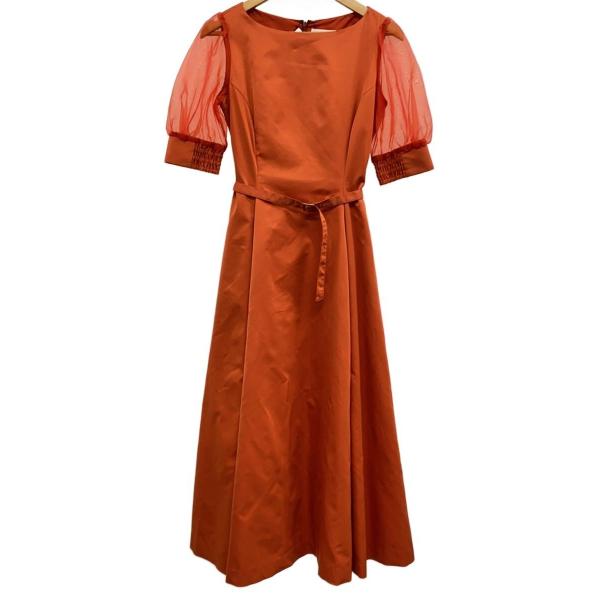 AMERI◆長袖ワンピース/M/ポリエステル/ORN/01110950740