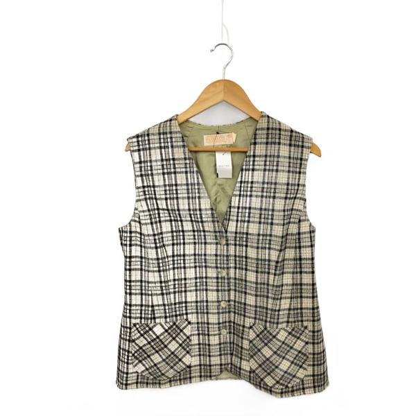PENDLETON◆ベスト/18/ウール/GRN/タータンCK