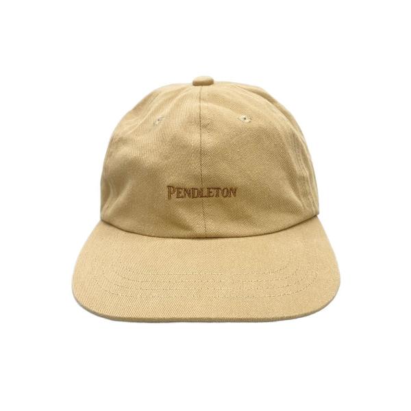PENDLETON◆キャップ/FREE/キャンバス/BEG/レディース