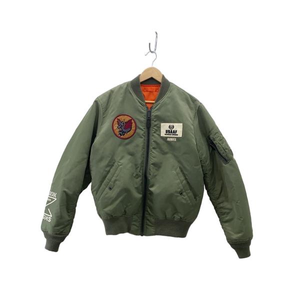 AVIREX◆フライトジャケット/L/ナイロン/KHK/6112138/ma-1/SHARP EYE...
