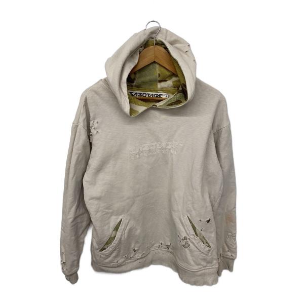 SABOTAGE◆ダメージ加工プルオーバーパーカー/S/コットン