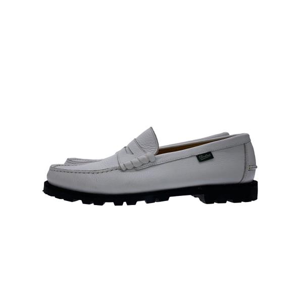 Paraboot◆CORAUX D/ローファー/US8.5/WHT/レザー