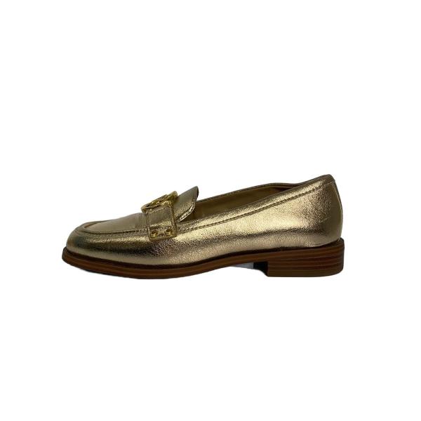 MICHAEL KORS◆ローファー/5.5M/GLD/PVC