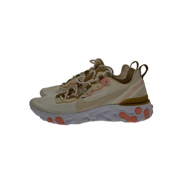 NIKE◆WMNS REACT ELEMENT 55/ウィメンズリアクトエレメント55/アイボリー/...