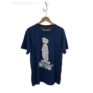 STUSSY◆Tシャツ/M/コットン/NVY//