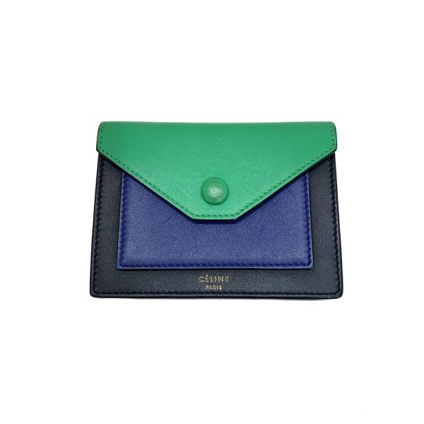 CELINE◆トライフォールテッドカードケース