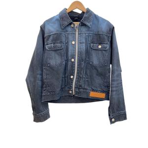 MASU◆Gジャン/46/デニム/BLU/無地/MBSSBL0224