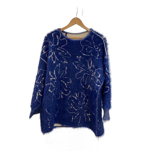 SAHARA/Reversible Jacquard Knit/ポリエステル/ネイビー/01-KN0...