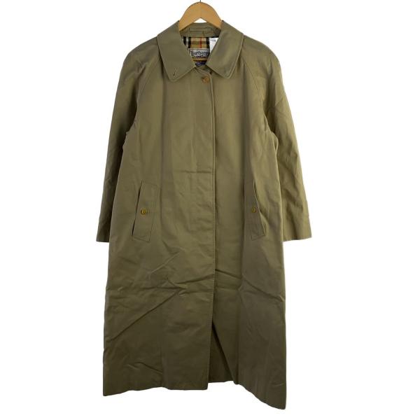 BURBERRYS◆ステンカラーコート/11/コットン/KHK/無地/FDO80-039-41