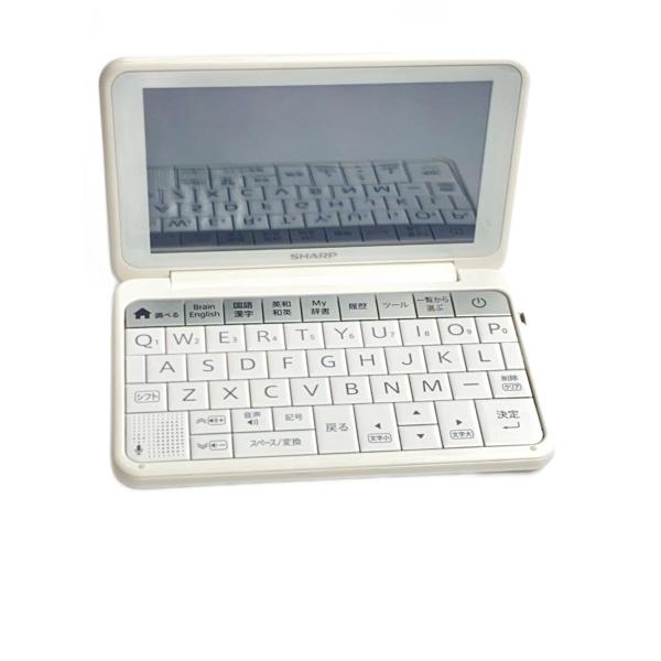 SHARP◆電子辞書 Brain PW-SH5-W [ホワイト系]/音声