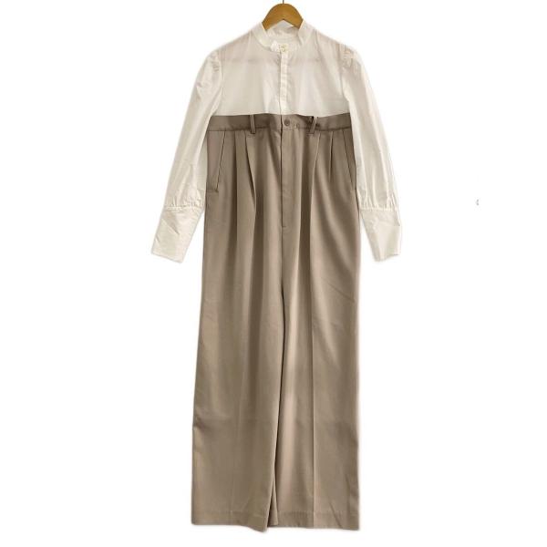 AMERI◆オールインワン/M/コットン/BEG/02220520210//