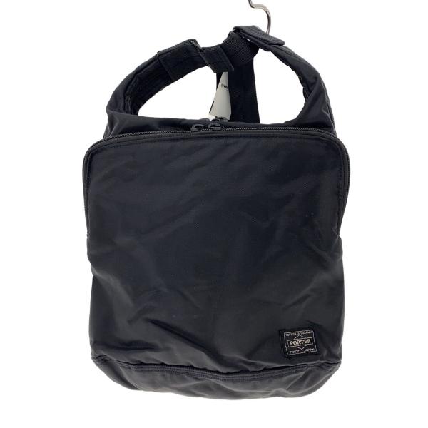 PORTER◆PORTER FLASH/ショルダーバッグ/ナイロン/BLK/689-05939