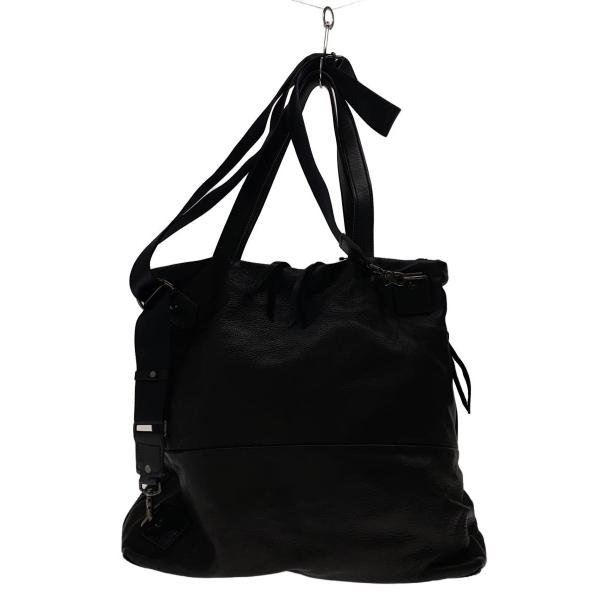 LESS DESIGN/RAMUDA/3WAYリュック/レザー/BLK