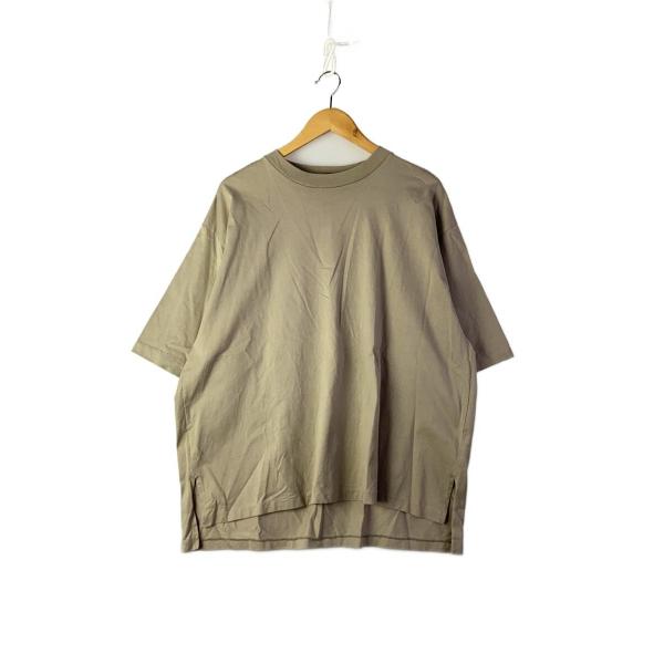 INTERIM◆Tシャツ/5/コットン/BEG