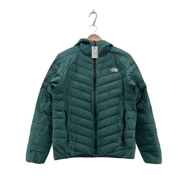 THE NORTH FACE◆THUNDER HOODIE_サンダーフーディ/--/ナイロン/GRN...