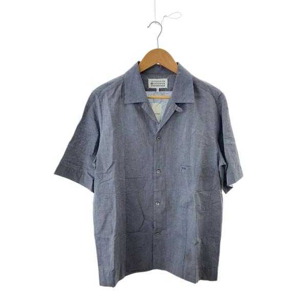 Maison Martin Margiela◆半袖シャツ/--/コットン/BLU/S50DL0507...