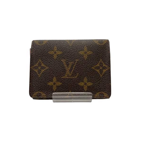 LOUIS VUITTON◆アンヴェロップ・カルト・ドゥ・ヴィジット_モノグラム・キャンバス/PVC...