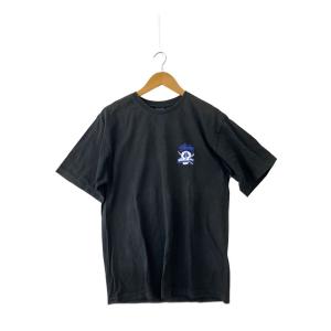 STUSSY◆Tシャツ/L/コットン/BLK/プリント/スカル