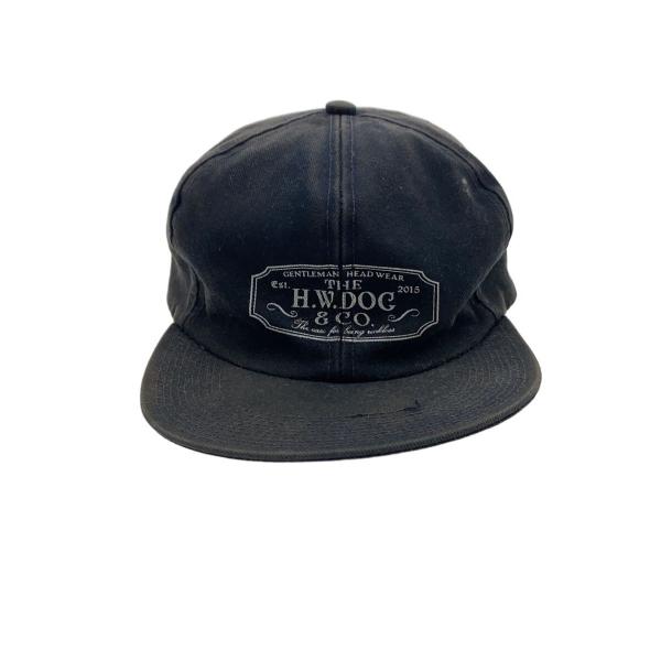 THE H.W.DOG&amp;CO.◆キャップ/--/コットン/BLK/メンズ/D-00004/色褪せ/内...
