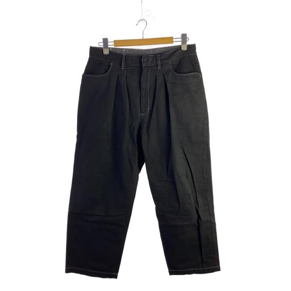 FARAH◆Two-tuck Wide Tapered Pants/34/ブラック/FR231M40...