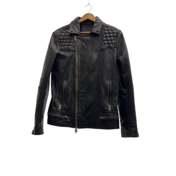 ALLSAINTS◆CONROY LEATHER BIKER JACKET/M/BLACK/ML05...