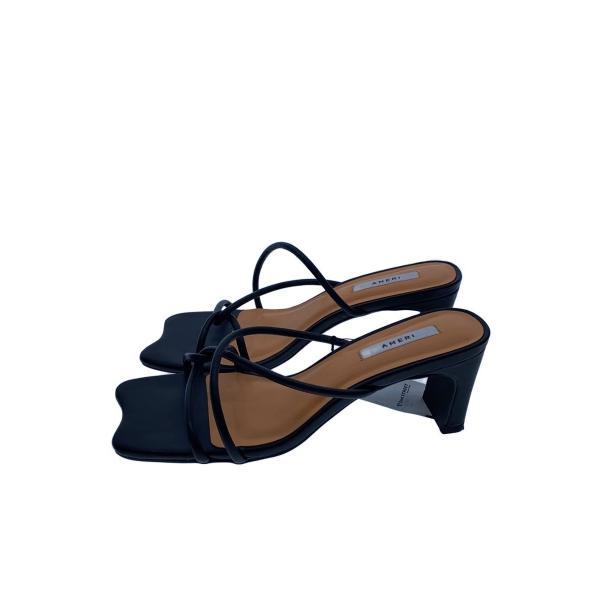 AMERI◆パンプス/M/BLK/レザー