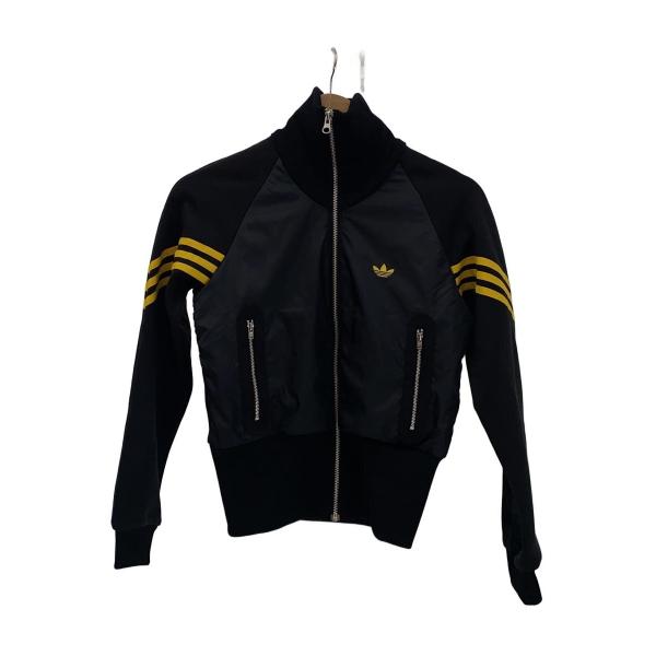 adidas◆80s/トレフォイルロゴ刺繍/ジャケット/M/ポリエステル/NVY/983144