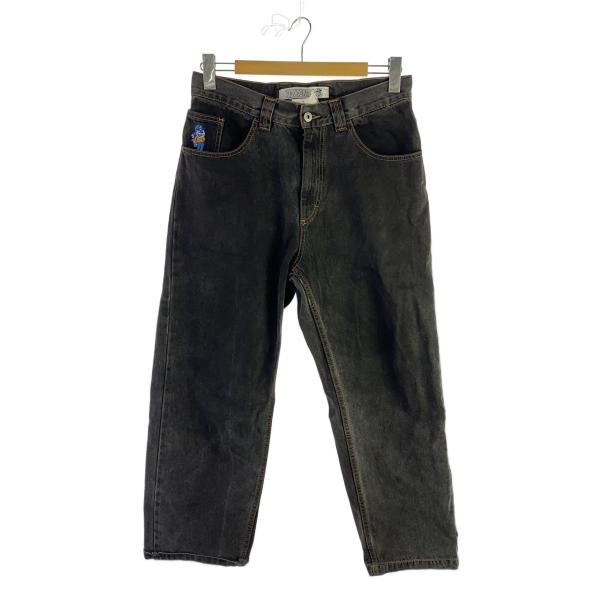 POLAR SKATE CO.◆ボトム/30/コットン/BLK/無地/PSC-W21-93DENIM...