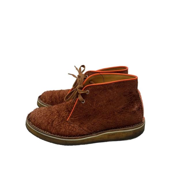 KIDS LOVE GAITE◆チャッカブーツ/US8.5/ORN/スウェード/KLGS-1063/