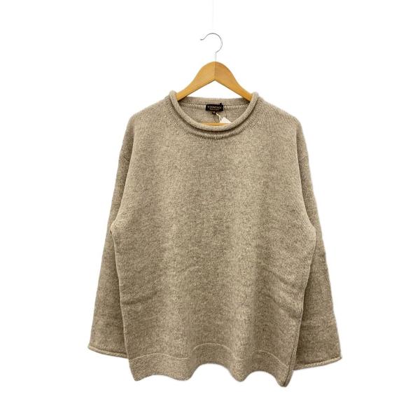 A VONTADE◆ニット・セーター(厚手)/XL/ウール/BEG/VTD-0131-22AW-KT