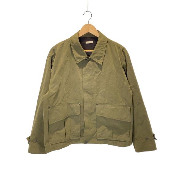 ULTERIOR◆WAXED WEATHER SHORT FATIGUE/ブルゾン/4/コットン/K...