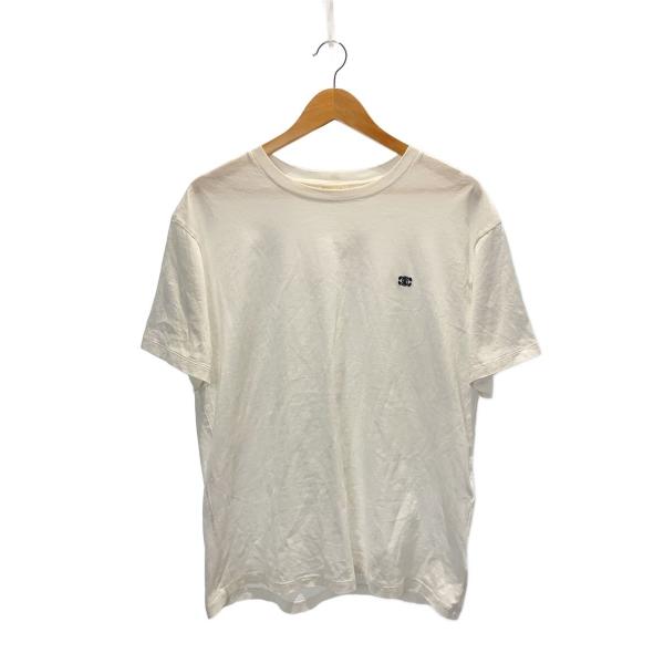 CELINE◆トリオンフ ルーズTシャツ/S/コットン/WHT/2X04I671Q.01OB