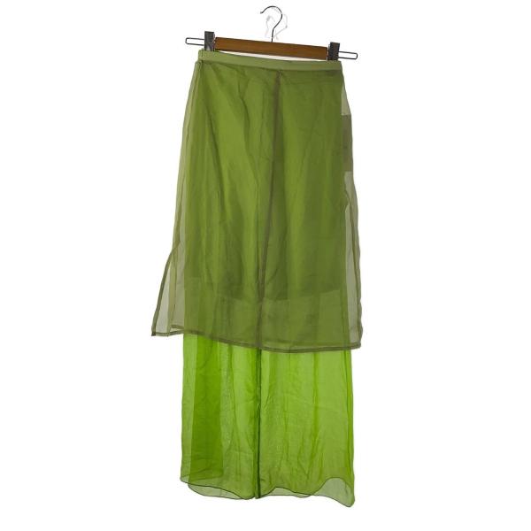 AMERI◆スカート/S/ポリエステル/GRN