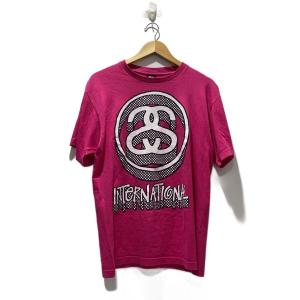 STUSSY◆00s〜/Tシャツ/M/コットン/PNK//