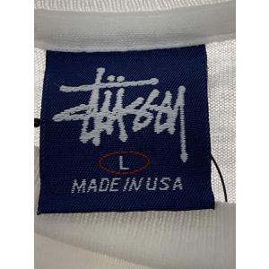 STUSSY◆Tシャツ/L/コットン/WHT//の詳細画像2