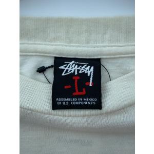 STUSSY◆Tシャツ/L/コットン/WHT/...の詳細画像2