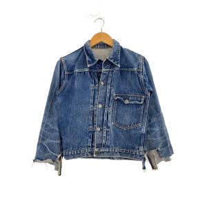 Levi’s◆40s/VT/506/XX/1st/シンチバックカット/フロントボタン2つ欠品/袖カットオフ//