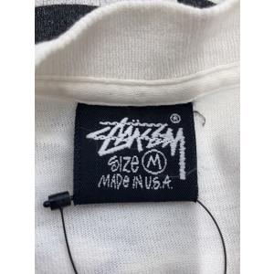 STUSSY◆Tシャツ/M/コットン/ホワイト...の詳細画像3