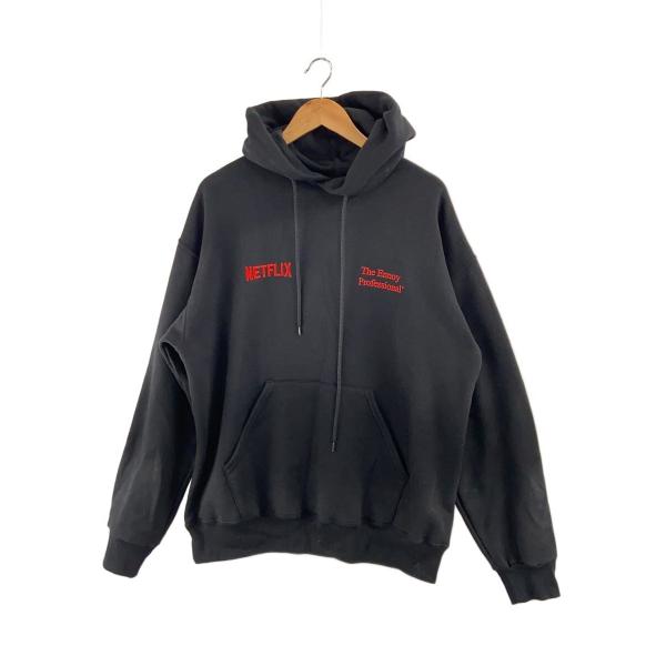 the ennoy professional◆×Netflixパーカー/XL/コットン/BLK/AW...