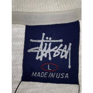 STUSSY◆Tシャツ/L/コットン/WHTの詳細画像2